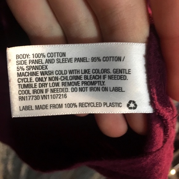 Merona burgundy button-down - Picture 5 of 5